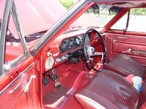 1965 pontiac gto, inside front seat, from outside door open
