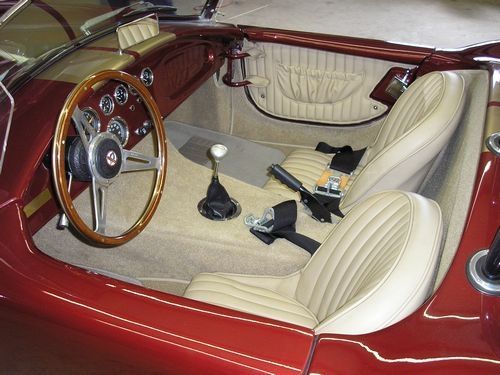 front seats and steering wheel, 1966 shelby cobra