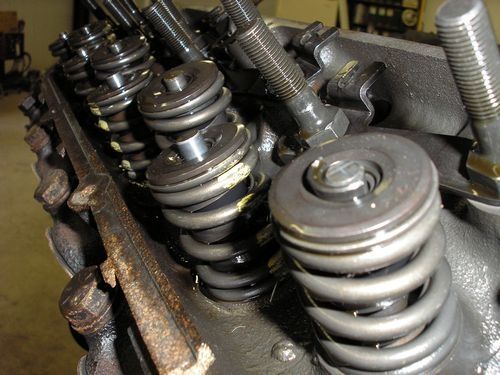 engine head, bent valve stem, 1966 shelby cobra