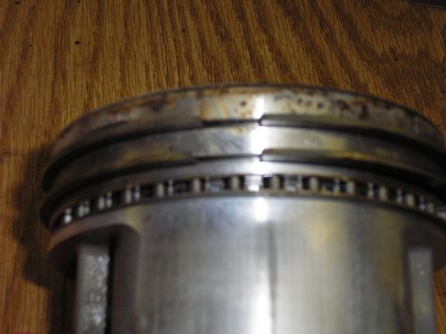 piston and rings removed from block, 1966 shelby cobra