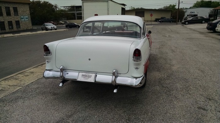 1955 Chevy rear view