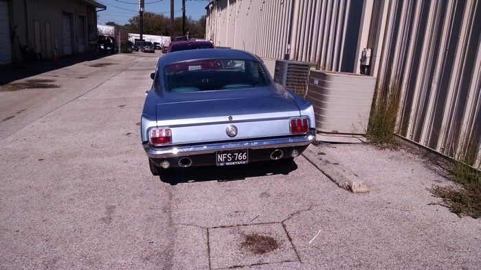 1966 Mustang Fastback rear view