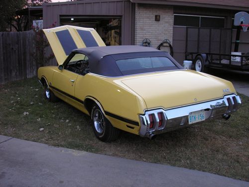 1970 oldsmobile 442 convertible, side view