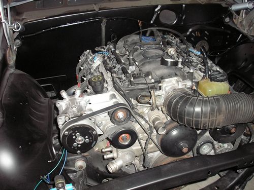 Dynacorn 1969 Camero engine compartment.