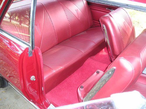 1965 pontiac gto, inside rear seat from passenger side