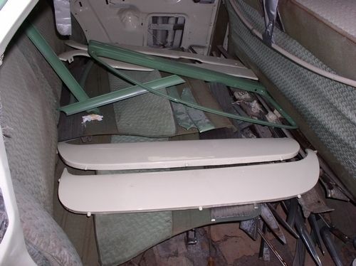 back seat with some parts close up view, 1954 Packard Patrician