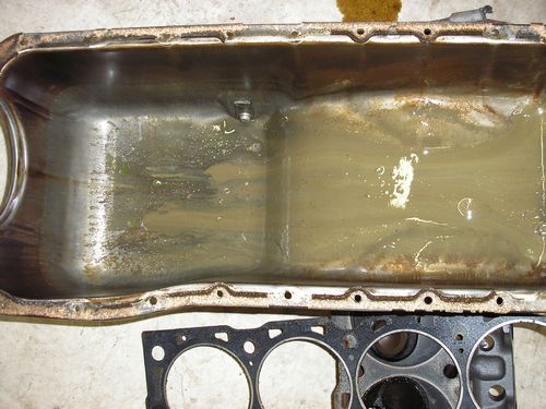 inside oil pan, 1966 shelby cobra