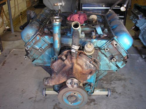 engine front view, 1970 oldsmobile vistacruiser, before restoration