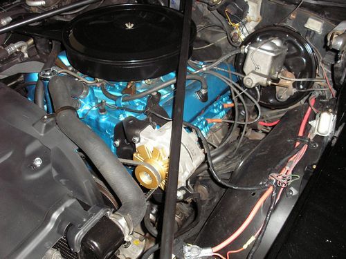 engine compartment, driver side, 1970 oldsmobile vistacruiser, after restoration