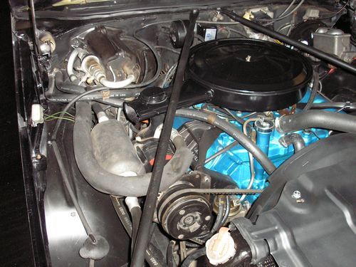 engine compartment, passenger side, 1970 oldsmobile vistacruiser, after restoration