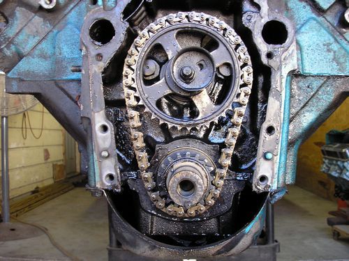 timing chain, 1970 oldsmobile vistacruiser, before restoration